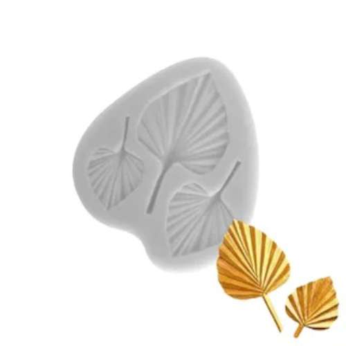 Small Palm Leaf Silicone Mould - Click Image to Close